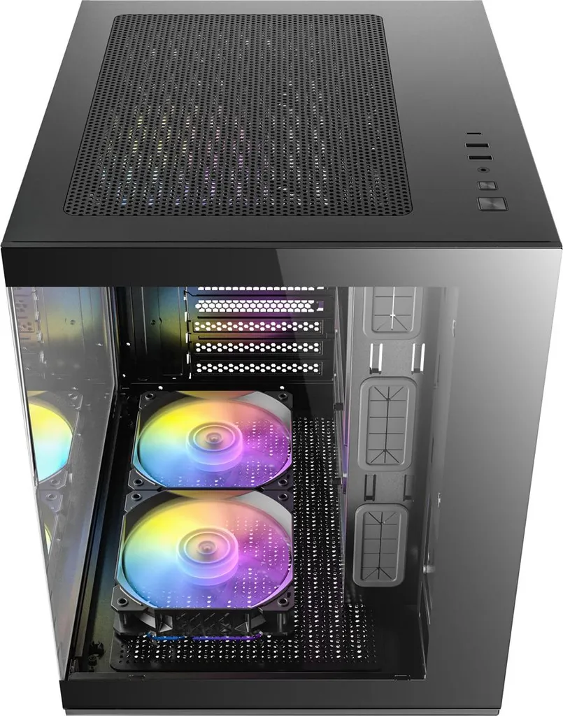 Antec CX60M ARGB Boîtier PC Micro-ATX Mini-ITX Noir au format Retail - 10