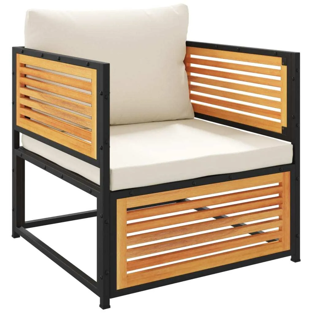 Fauteuil de jardin avec coussin pour aménagement de balcon et véranda