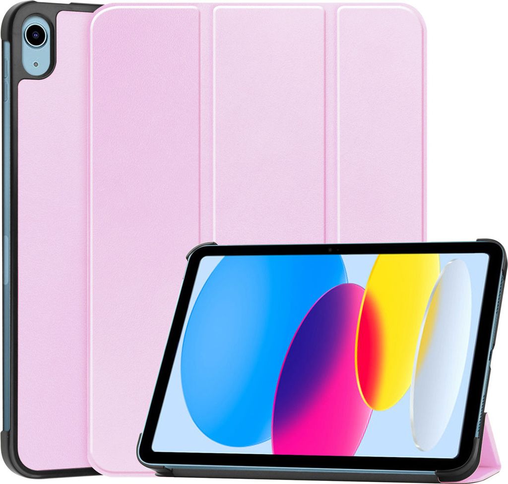 imoshion Trifold Klapphülle iPad 11 (2025) 11 Zoll A16 / iPad 10 (2022) 10.9 Zoll - Rosa