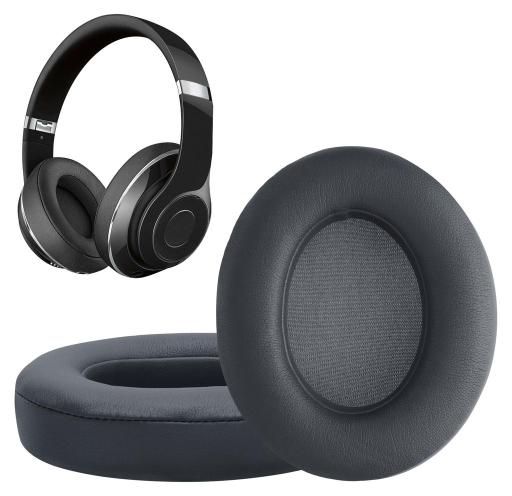 kwmobile 2x Ohr Polster für Beats Studio 2 / 3 Wireless Ohrpolster - Ersatz Ohrpolster - Kopfhörer Ersatzteile - Kopfhörer Ersatzpolster für Ov...