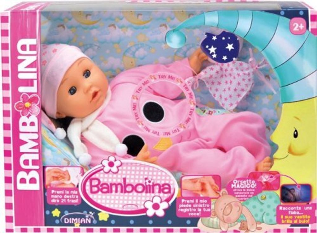 Bambolina Jasmine Puppe mit 50 tschechischen Wörtern