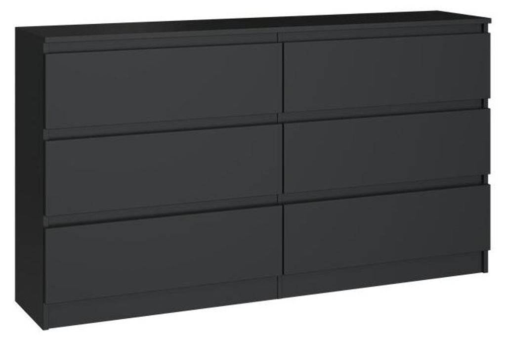 Topeshop M6 140 CZAR 2X3, Černá, 6 zásuvka/zásuvek, Obrázek produktu 
