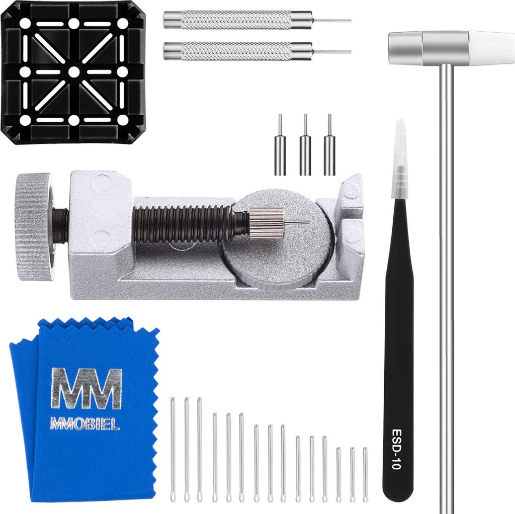 MMOBIEL Uhrmacherwerkzeug Uhren Armband Reparatur Set 24 in Produktbild 