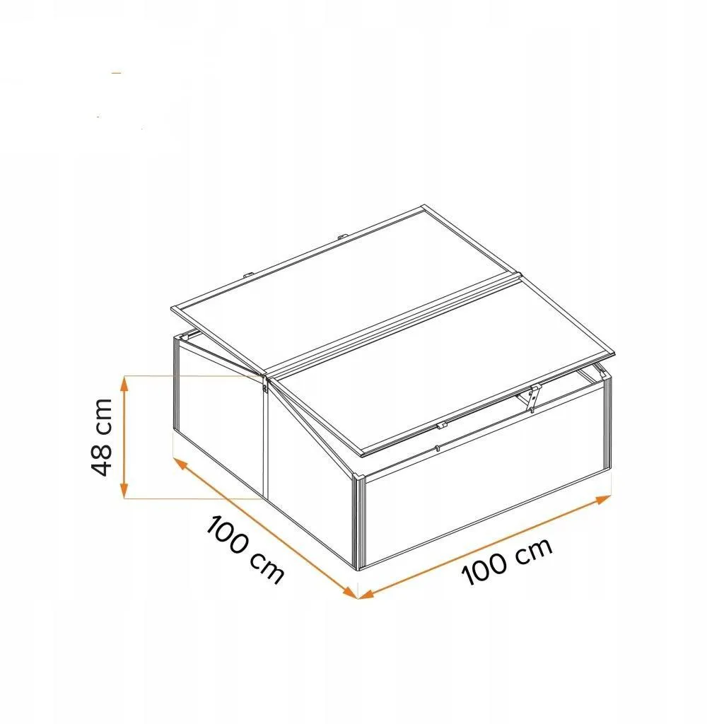 Serre de maison avec 2 cloisons modulables en verre polycarbonate - 2
