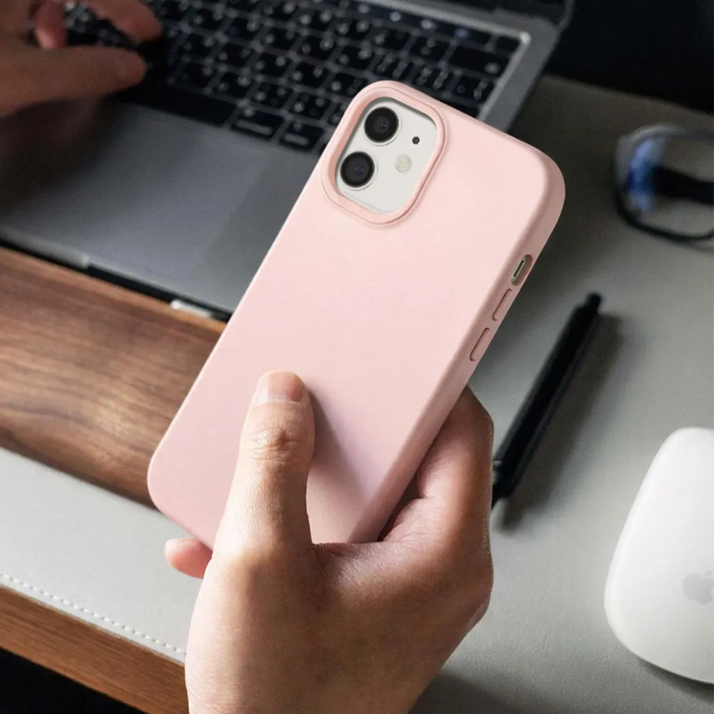 Coque de protection iPhone 11 Rhinoshield SolidSuit rose robuste