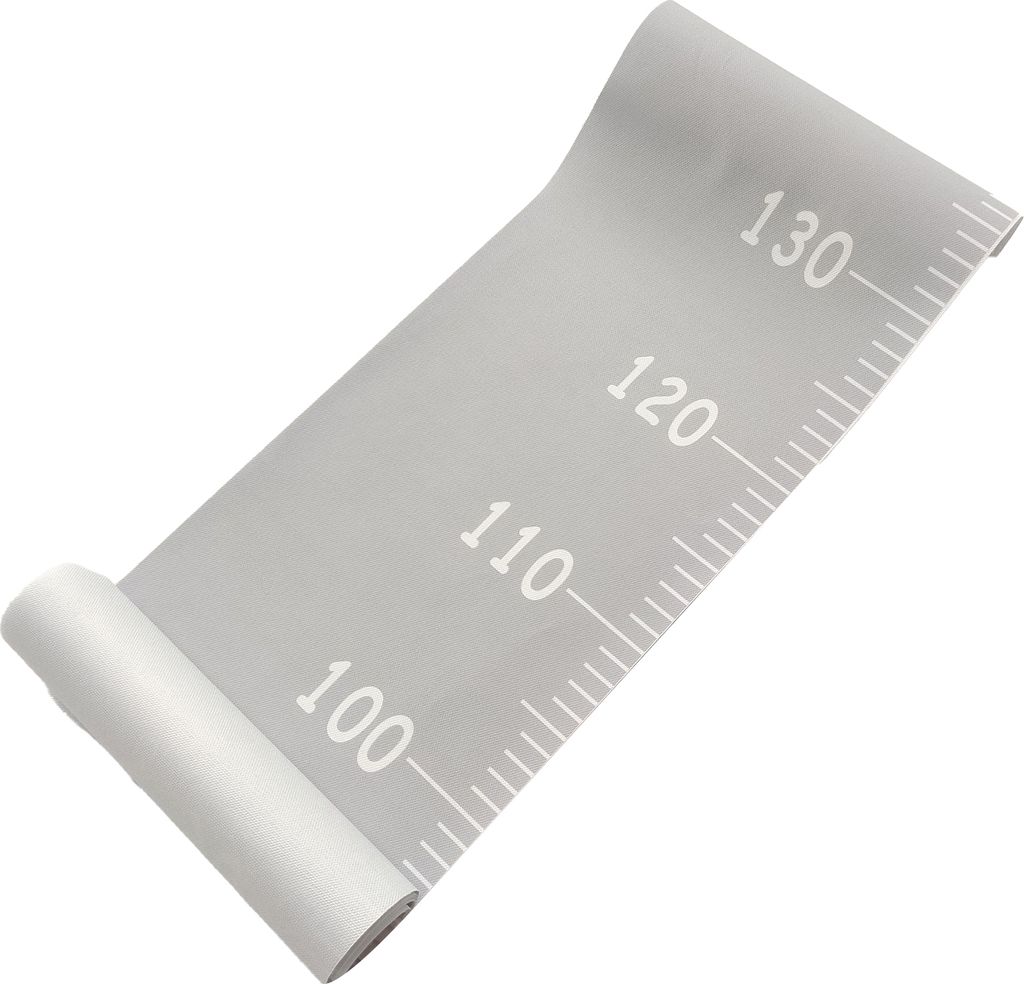 Wachstumstabelle Abnehmbares Einfarbiges Höhenmesslineal Im Nordischen Stil Für Wohnzimmer Living-Grau