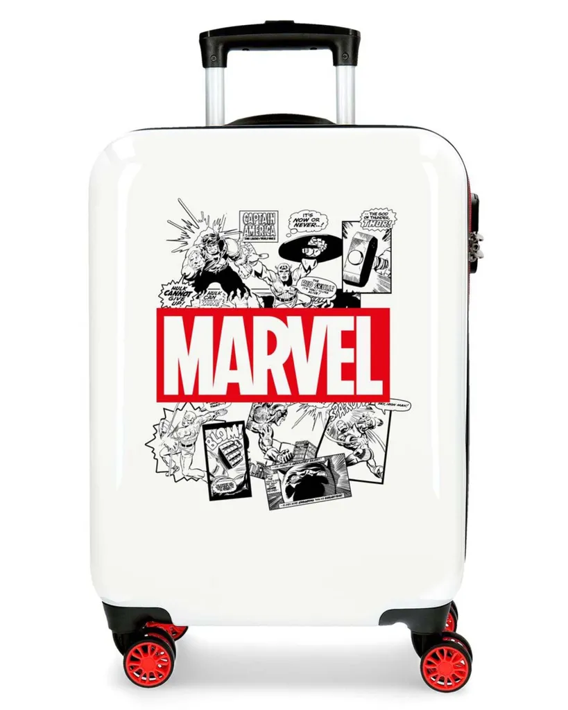 Koffer Disney 3681761 Valise Enfant Marvel Comic Blanc - Synthétique