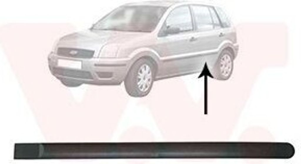 VAN WEZEL Modanatura per porta posteriore sinistra Immagine del prodotto 