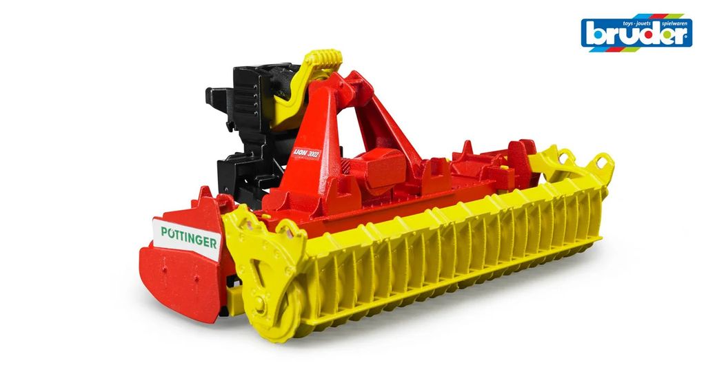 BRUDER Pöttinger Lion 3002, Červená, Žlutá Obrázek produktu 