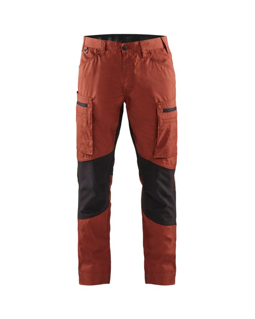 Wartungshose BLAKLADER Stretch T.40 - ROT BRIQUE/NOIR - 145918455999-40