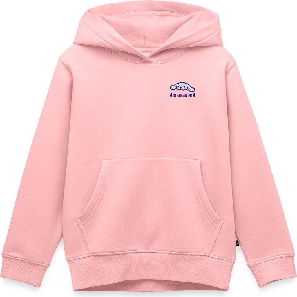 Spreadshirt Cinnamoroll Stick Portrait Kinder Premium Hoodie, 98/104 (2 Jahre), Rosa