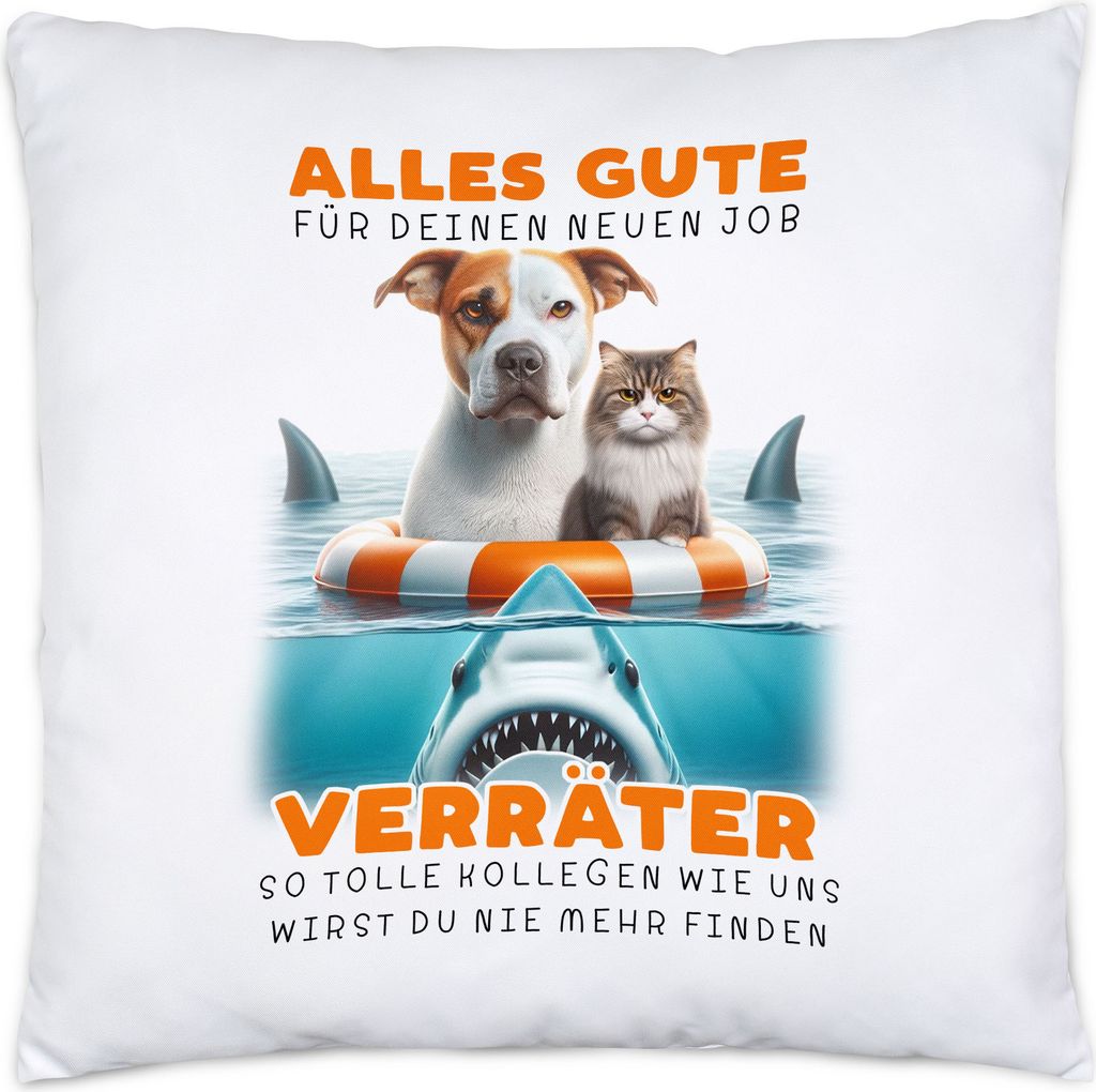 Alles Gute für deinen neuen Job Verräter Tolle Kollegen Kissen Inkl. Füllung - Kreatives Büro Abschiedsgeschenk