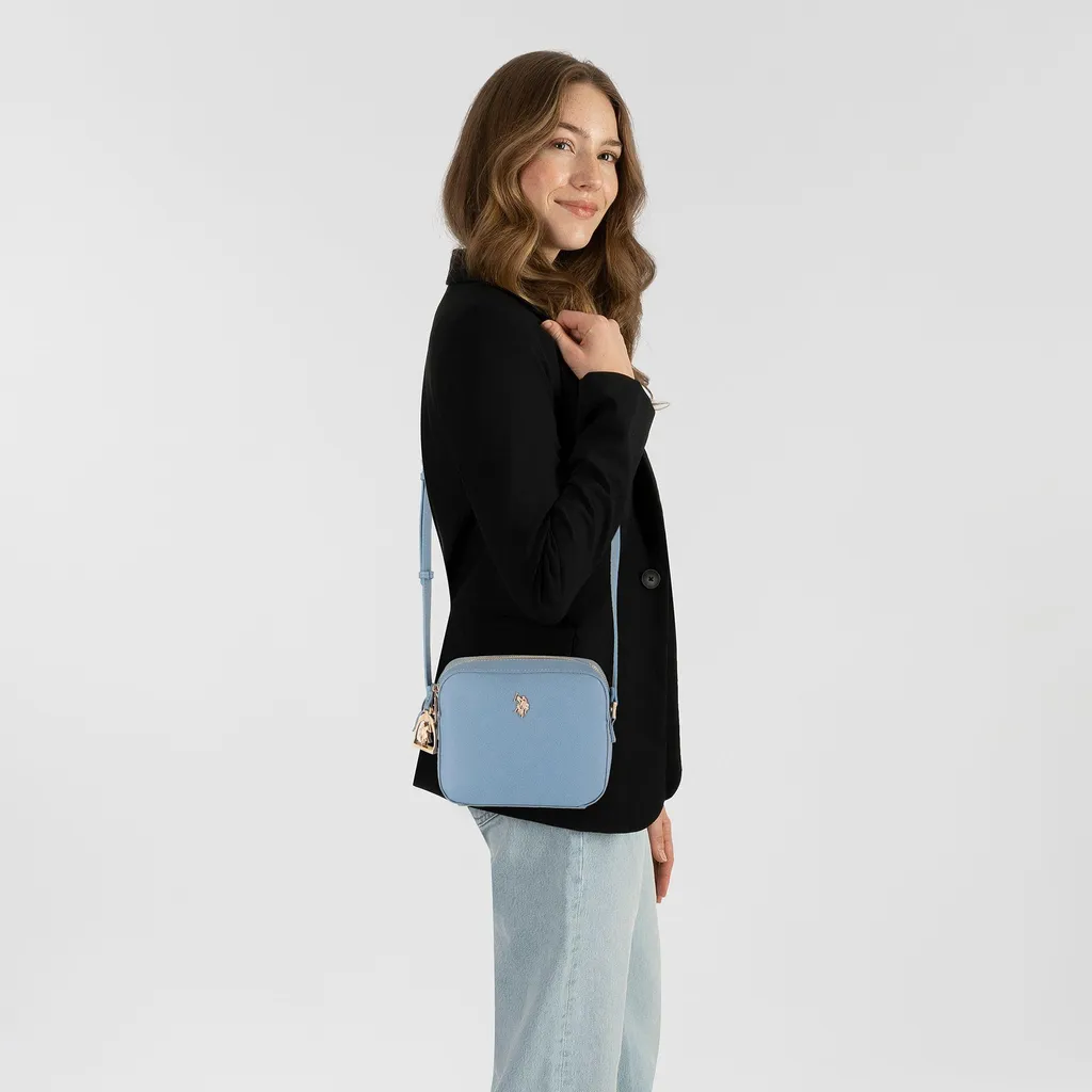 U.S. POLO ASSN. borsa a tracolla Jones Crossbody Bag Skyway celeste - 6