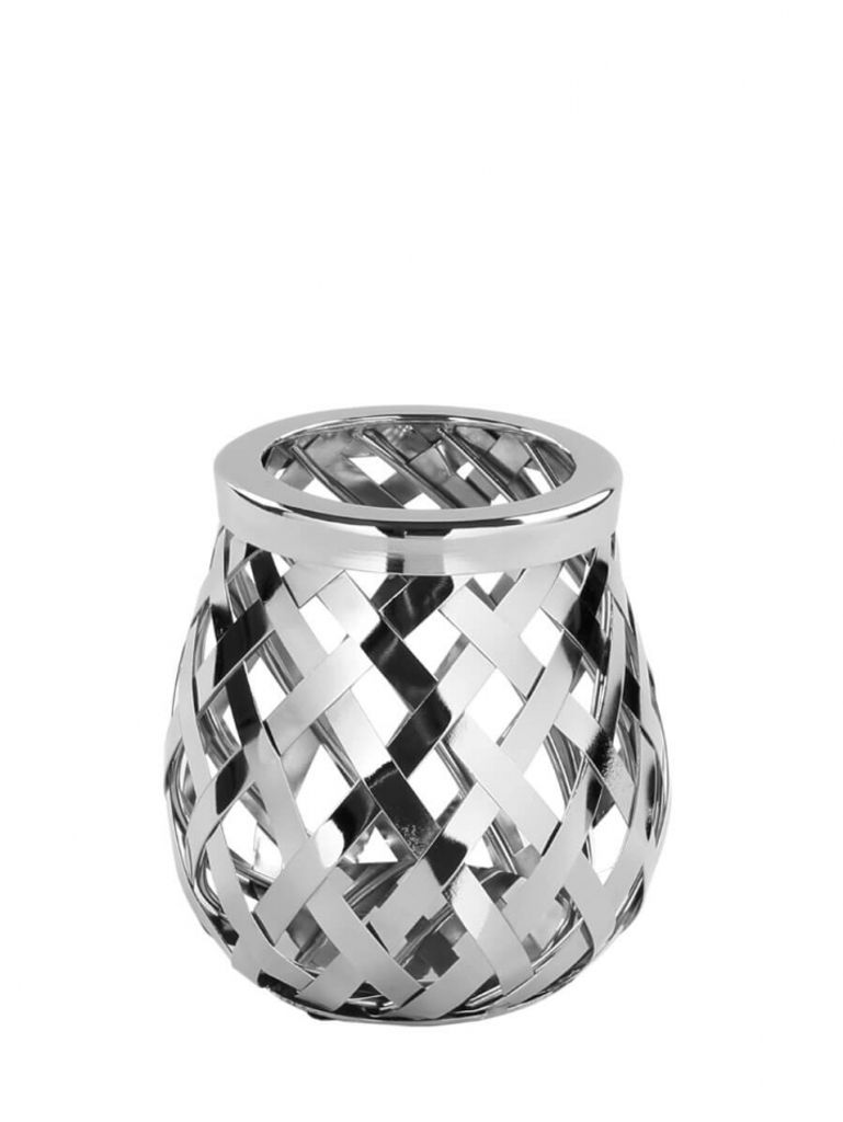 Fink OTIS, Windlicht, Edelstahl , silberfarben, L. 14 cm, Produktbild 