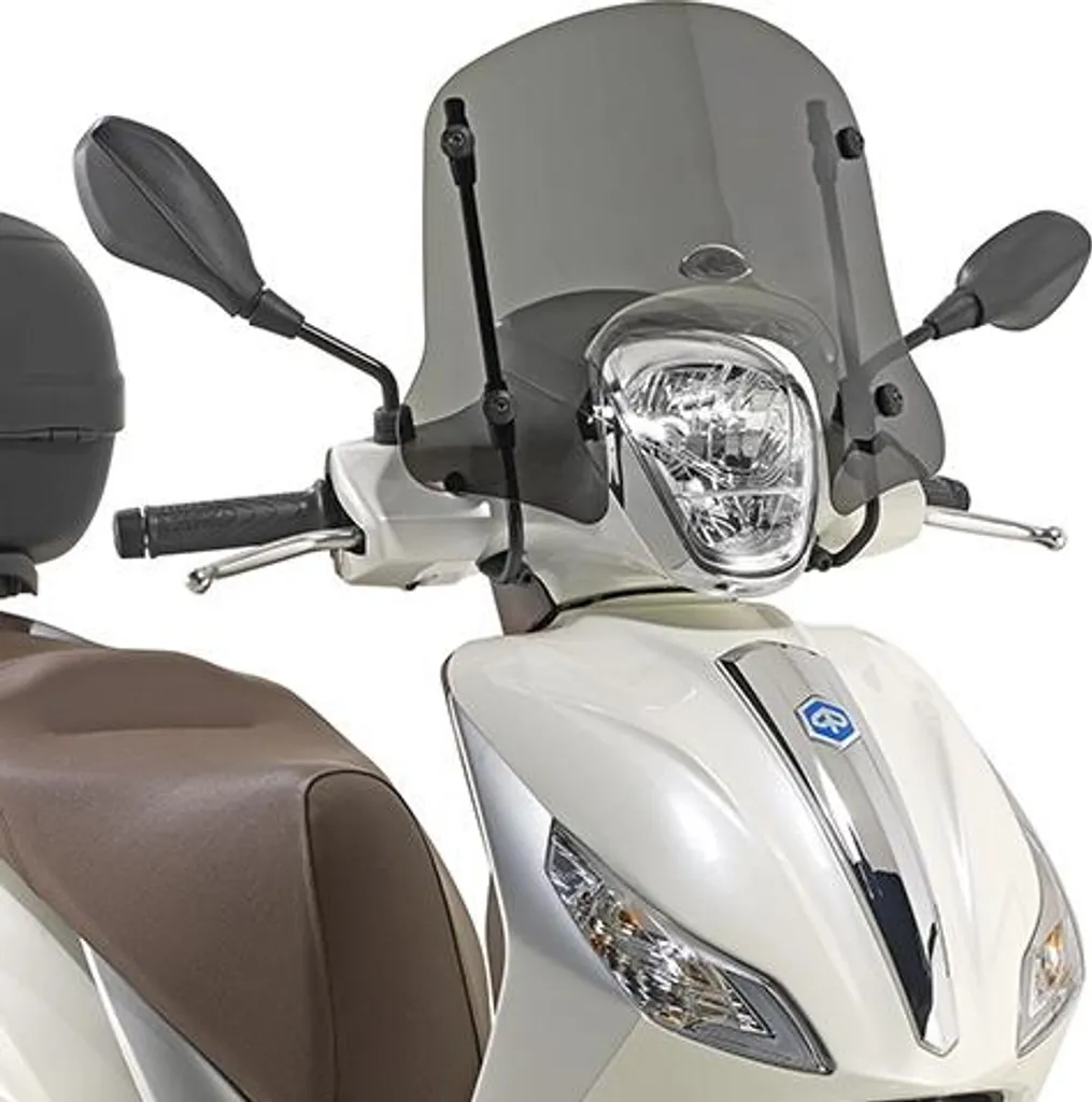 Pare-brise fumé Kappa 22,5x44cm pour Piaggio Medley 125-150 16-19