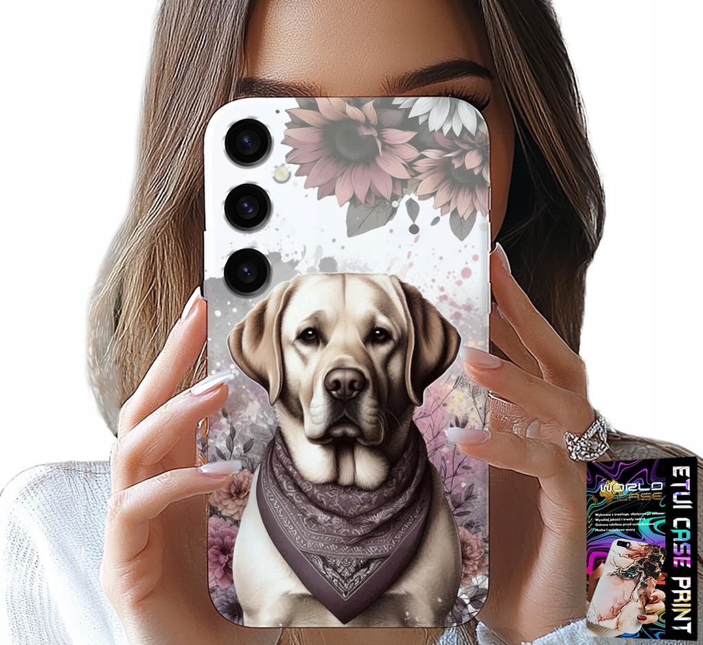 Gehäuse Für Samsung Galaxy A55 5G - Hund Husky Hund Muster + Glas