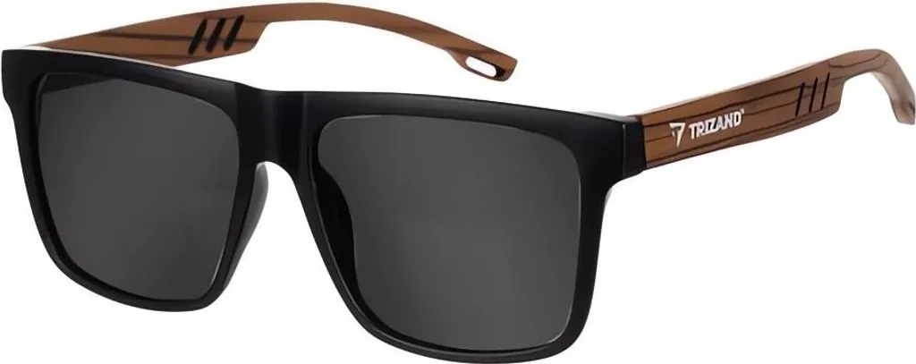 Trizand 23311 Occhiali Polarizzati UV 400 - Design Retro Legno