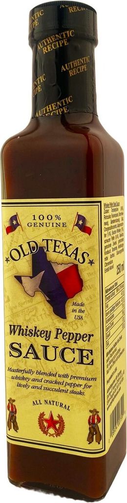 Old Texas Original Whisky Pfeffer Sauce 250 ml Produktbild 