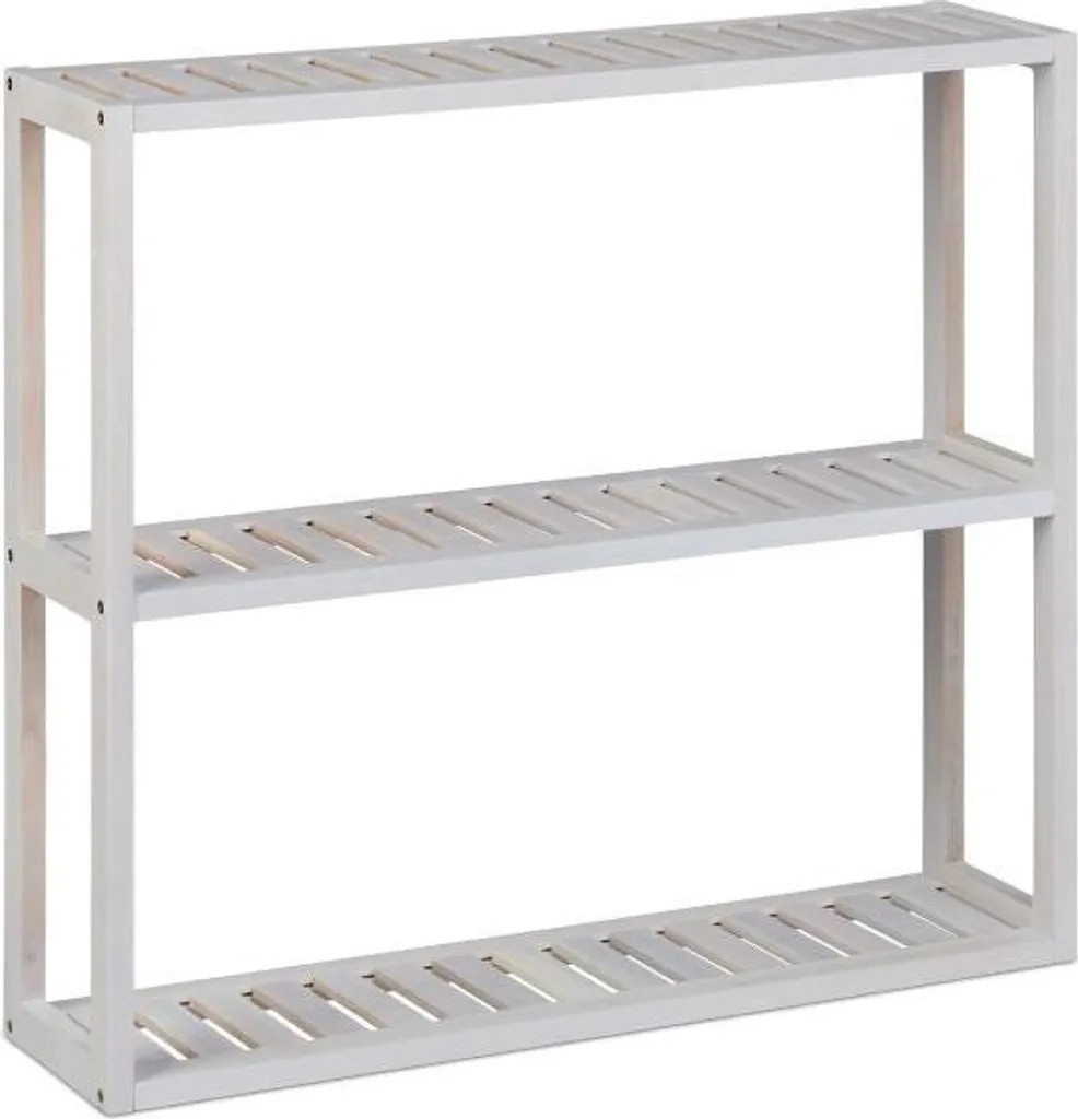 Étagère murale blanche à 3 niveaux Modèle Linea pour salon