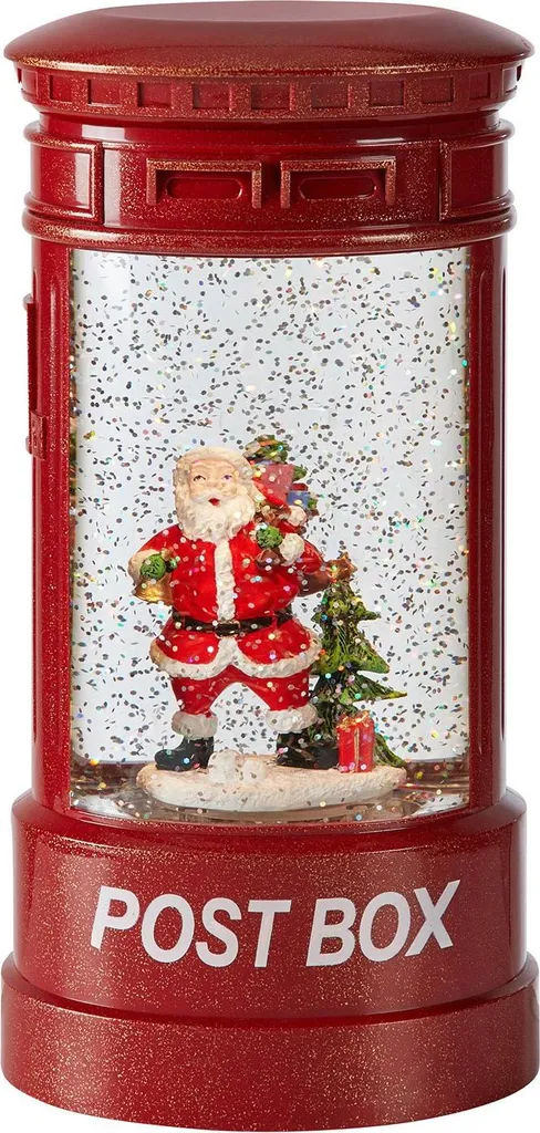 Centre de table lumineux LED BERTRAM PostBox pour décoration hiver - 2