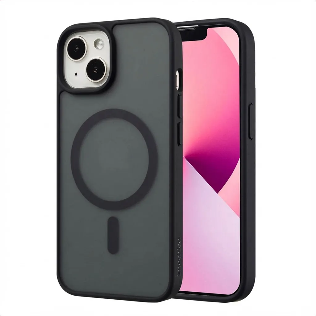 imoshion Color Guard Back Cover con MagSafe iPhone 14 / 13 - Nero
