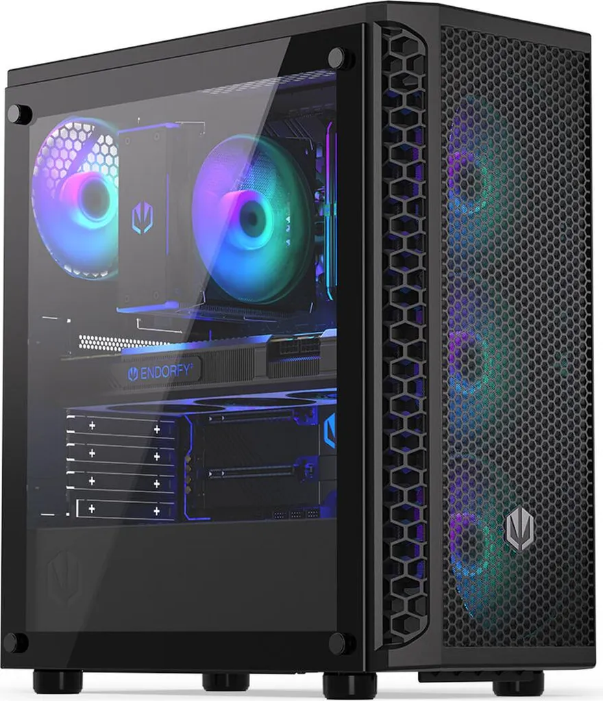 Case PC Endorfy Signum 300 ARGB Nero: Estetica Mesh e Raffreddamento