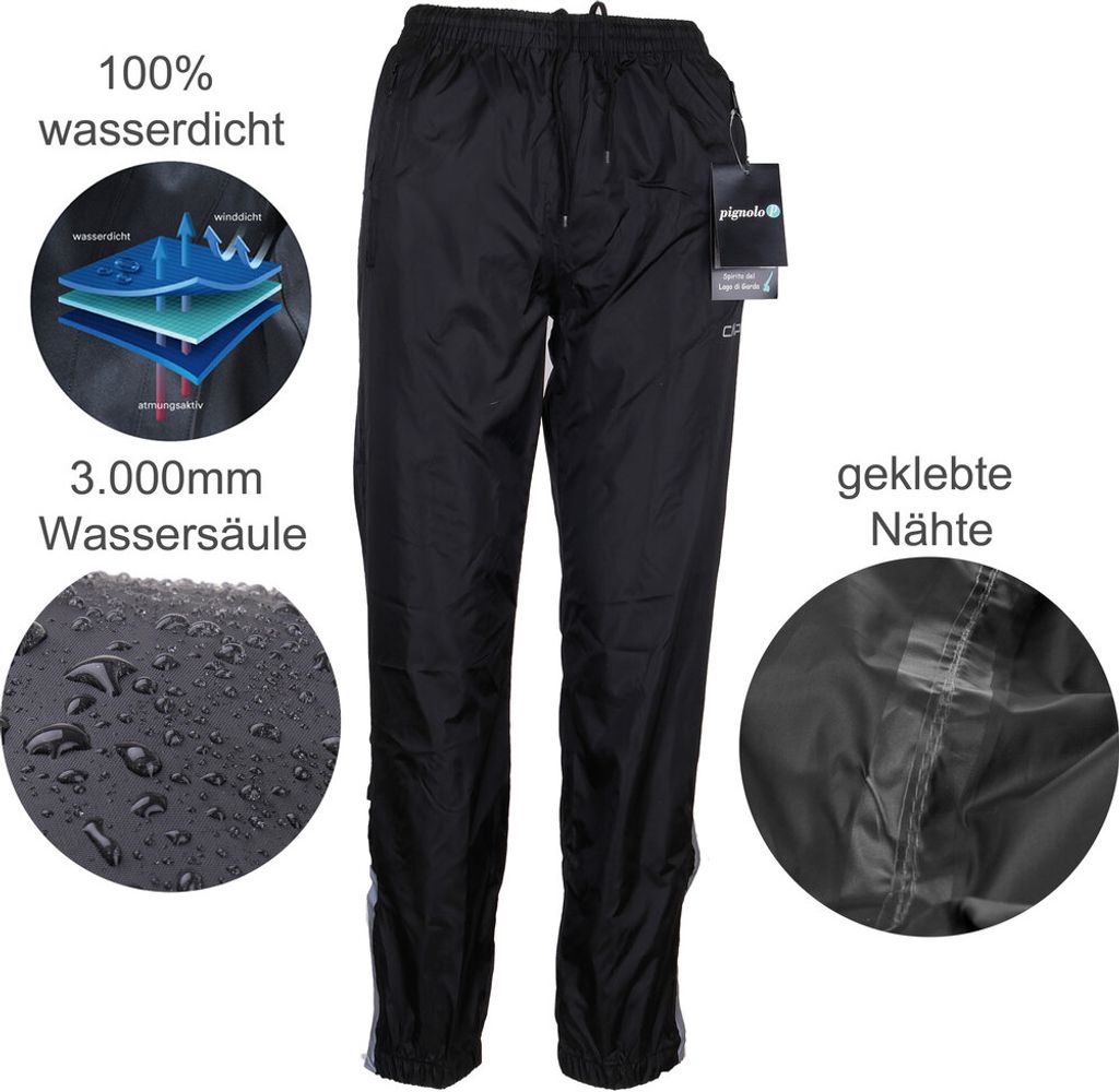 CMP Jungen Regenhose, Farbe:Schwarz (Nero), Größe:152 Produktbild 10