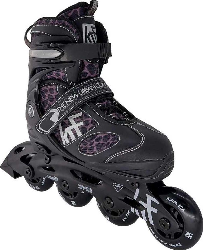 Krf Soft Xr-190 Kinder-inlineskates Schwarz EU 34-37 Jungen,Mädchen Schwarz EU 34-37