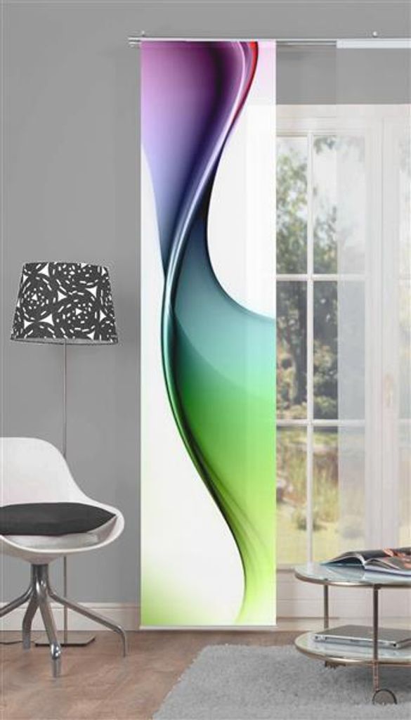 Home Wohnideen Schiebevorhang Dekostoff DigitaldruckBristol 1 teilig 245 x 60 cm Multicolor