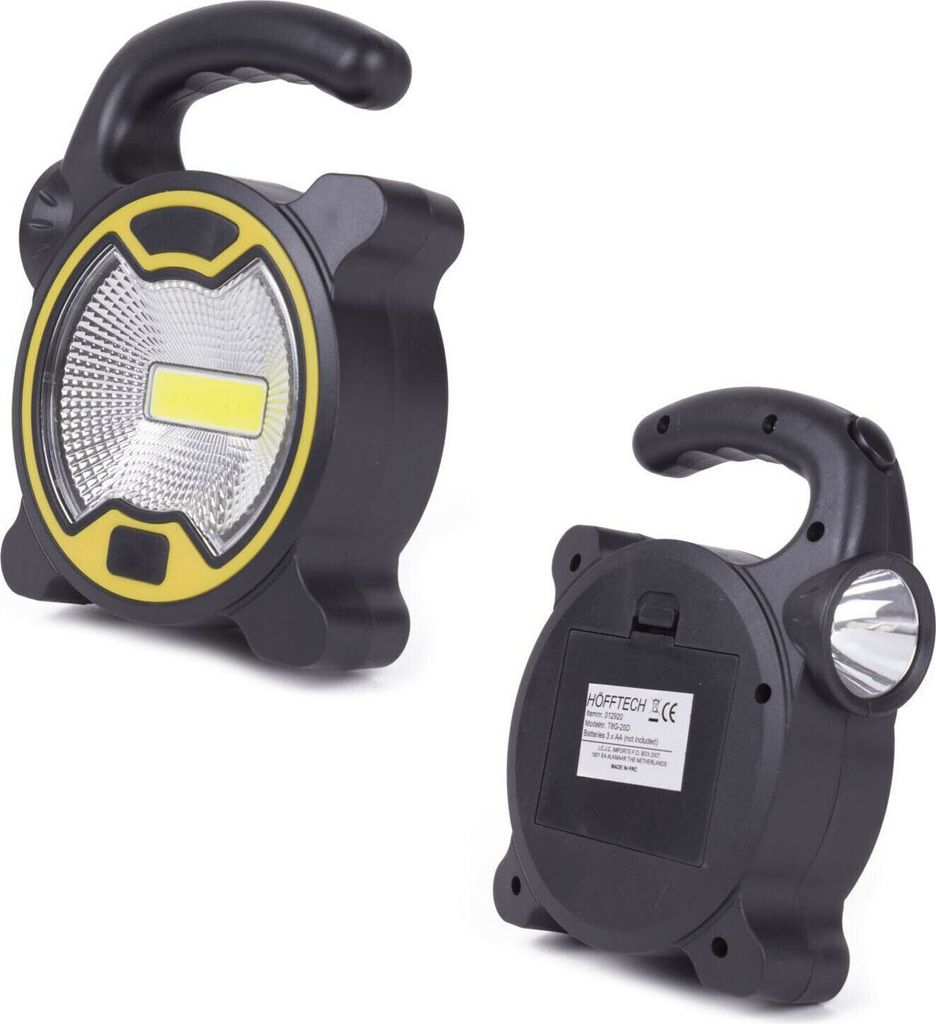 Hofftech Arbeitsleuchte COB 1 Watt + Taschenlampe LED 0,5 Produktbild 