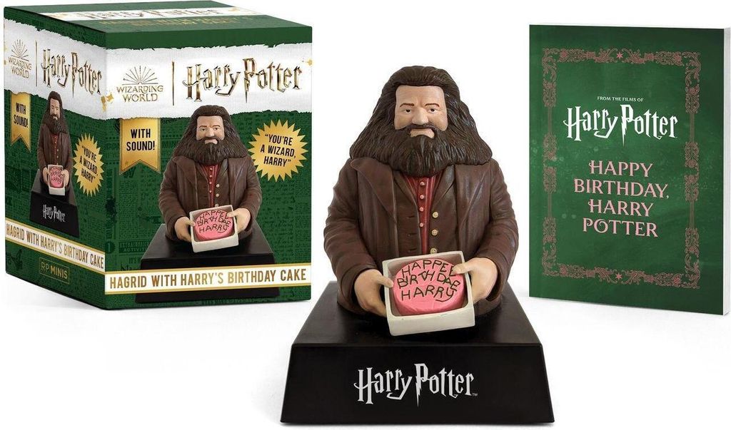 Harry Potter: Hagrid mit Harrys Geburtstagstorte („Du bist ein Zauberer, Harry“)