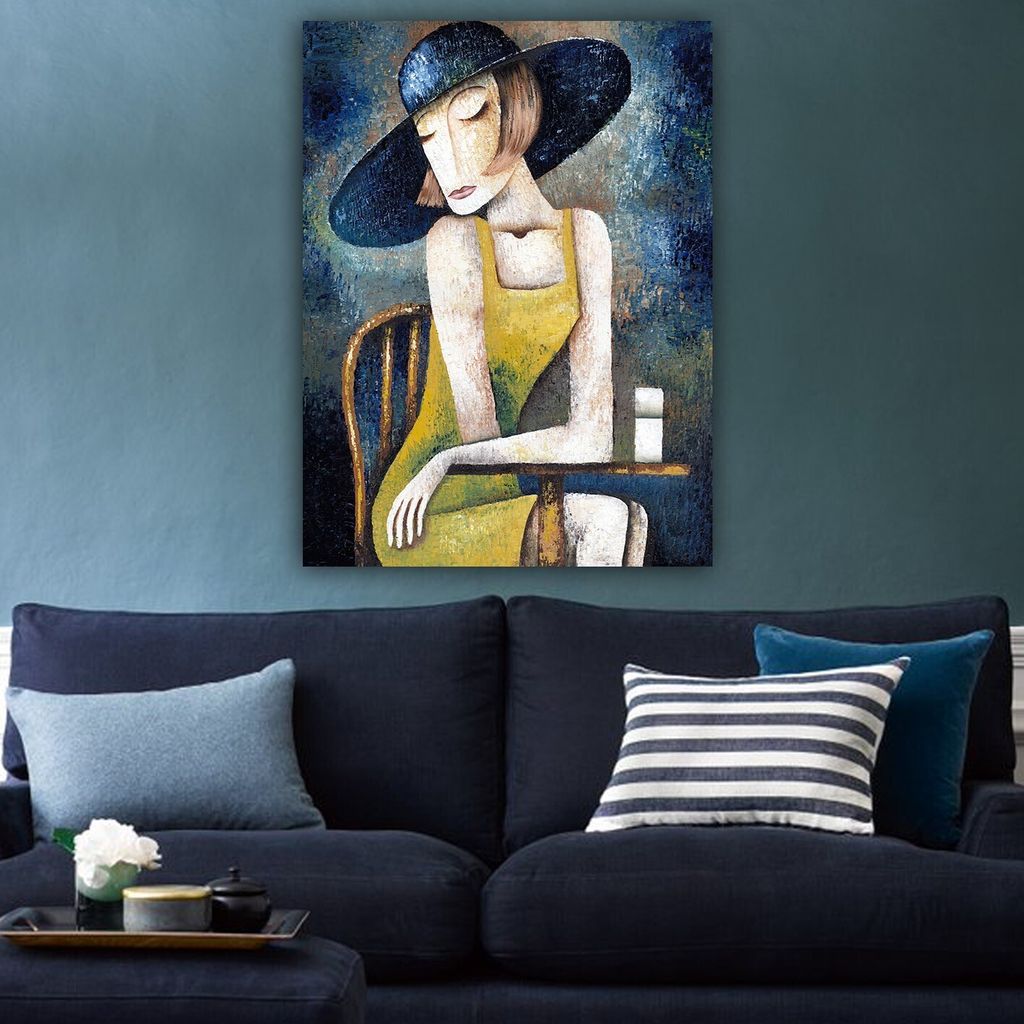 Wallity, 60468271_70100- HPE1525, Bunt, Leinwandbilder, 70 x 100 cm, 100% Leinwand