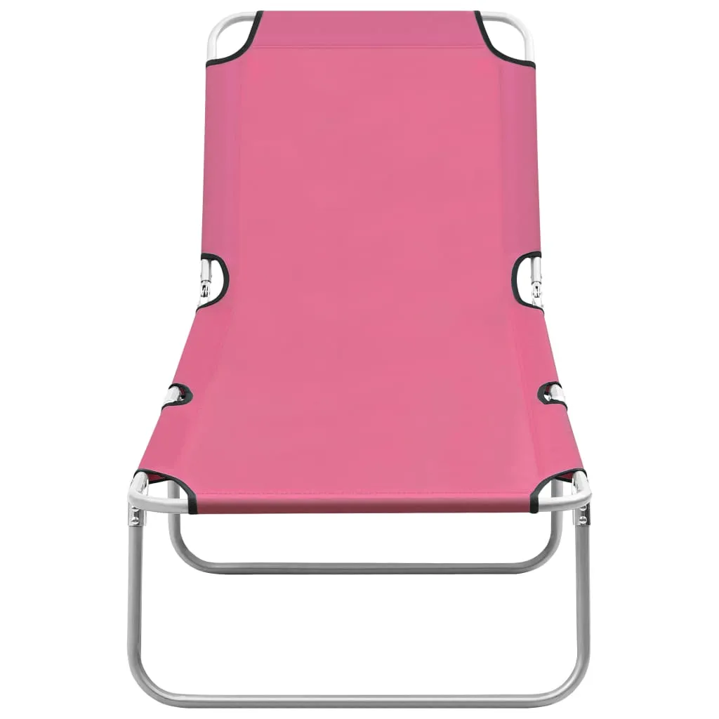 Lettino Campeggio Pieghevole Rosa - Brandina in Acciaio Portatile