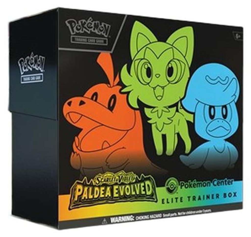 Pokemon Paldea Evolved Pokémon Center Elite Trainer Box Produktbild 