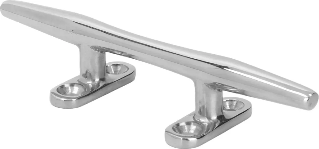 Taquet de pont inox 10 pouces pour sécuriser l'amarrage de votre yacht