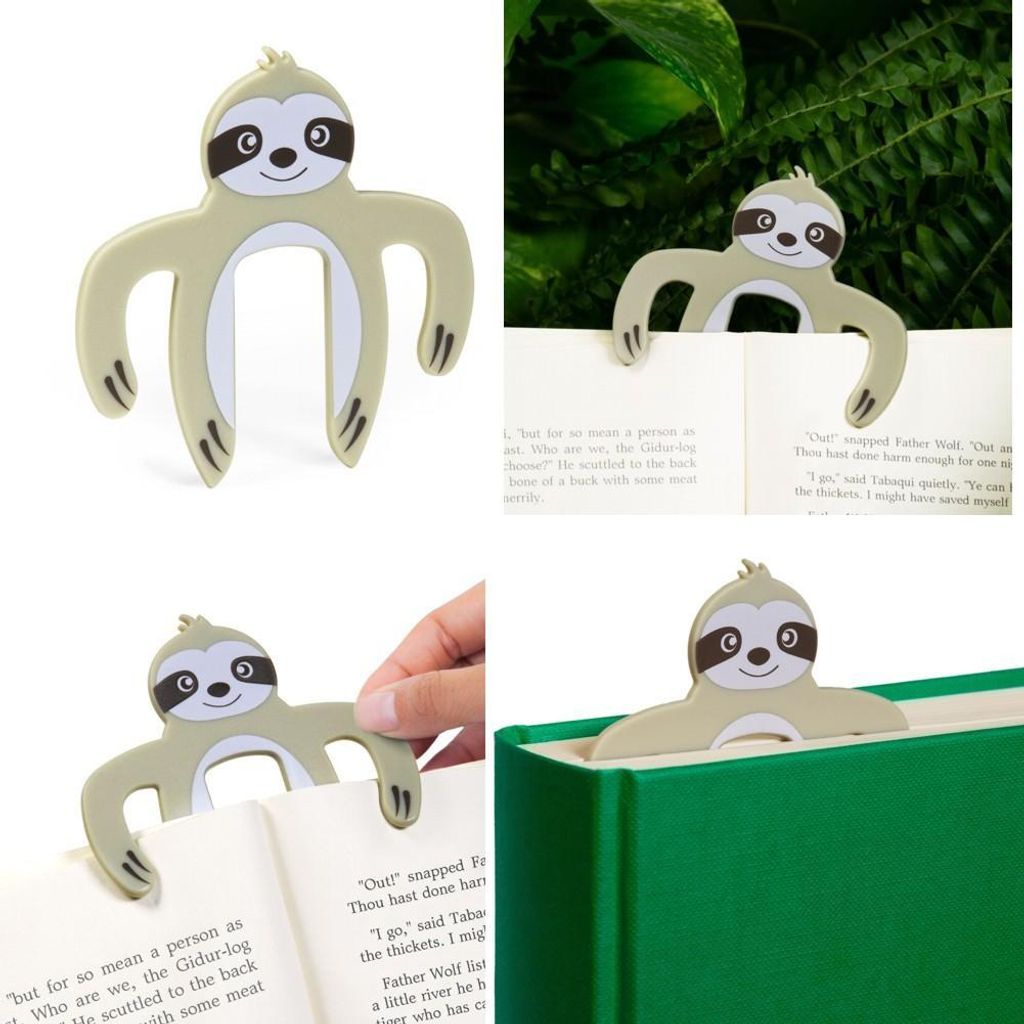 Jungle Bookholder (Faultier) | Bücherhalter | Seitenhalter Produktbild 