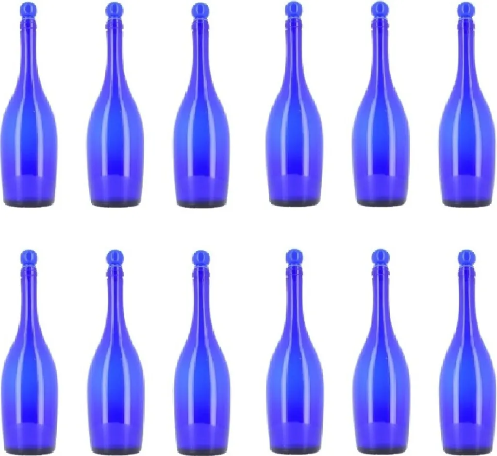 Bottiglie Vetro Blu per Acqua Solarizzata BELLEROFONTE 750ml - 12pz