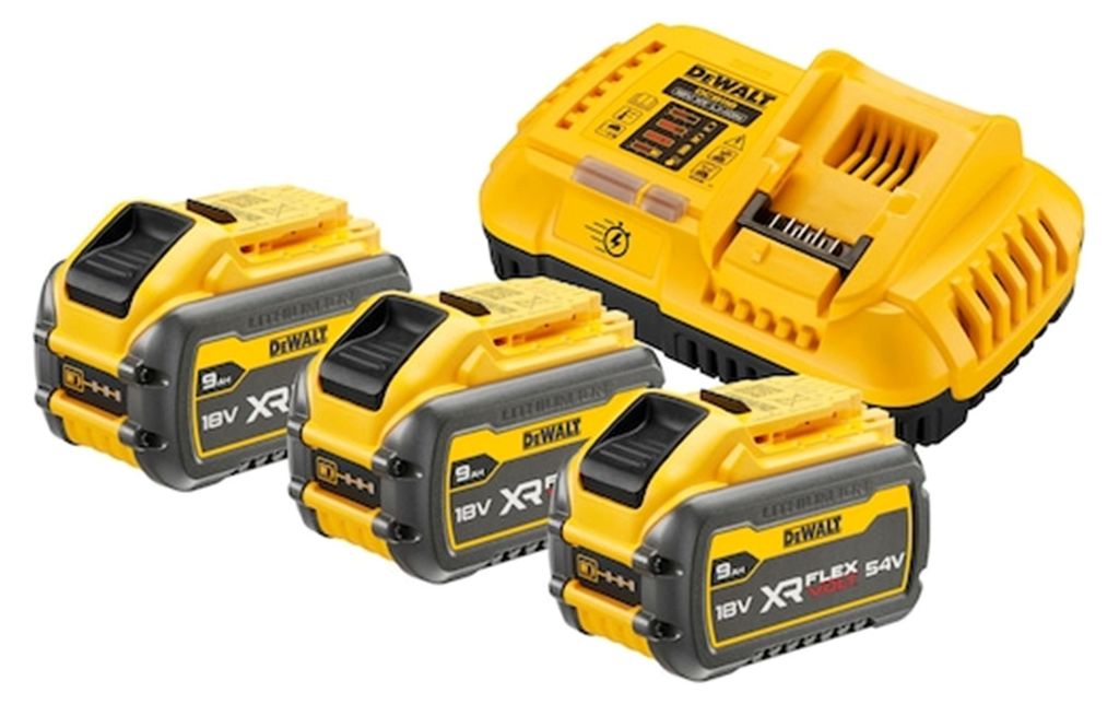 DeWalt DCB118X3-QW 3x 54V Akku-Starter-Set Produktbild 