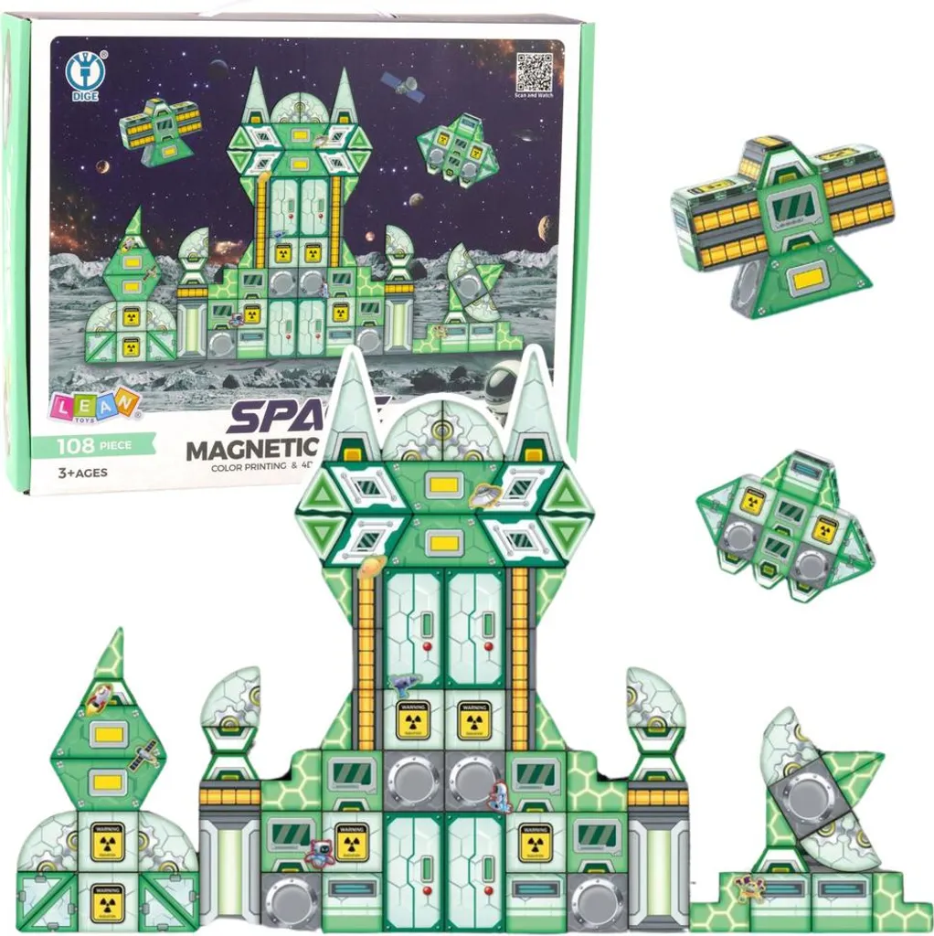 Miglior Set Magnetico Spazio 108 Pezzi - Gioco Educativo Montessori