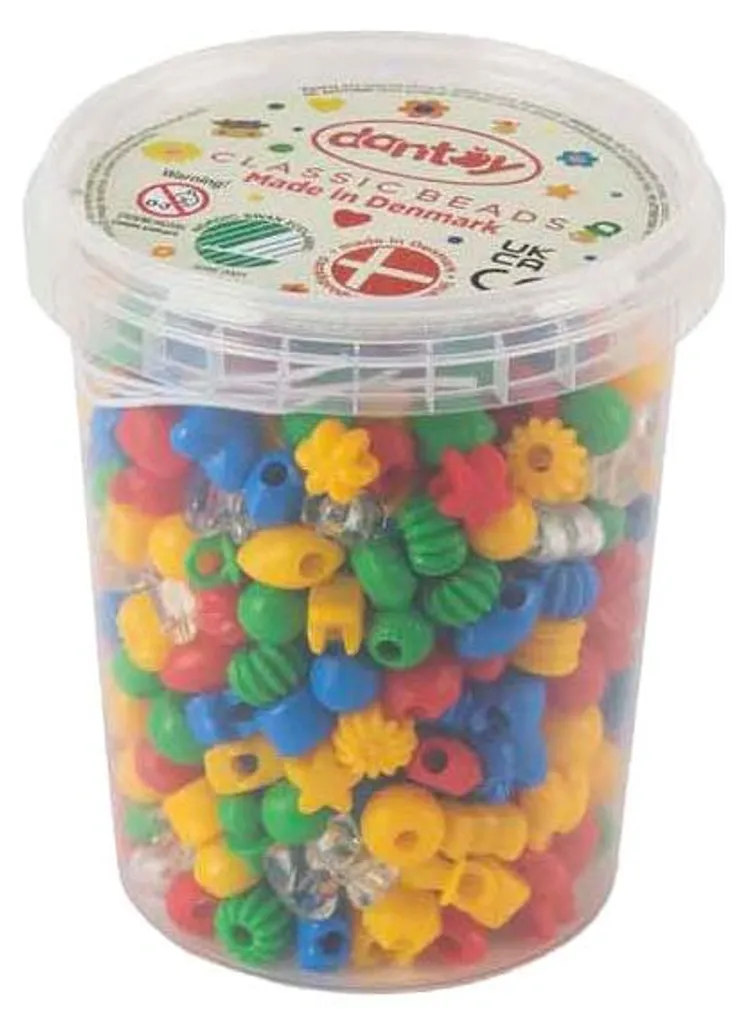 Éveil Motricité Fine : Perles XL Dantoy Tivoli 1580 pièces Enfants
