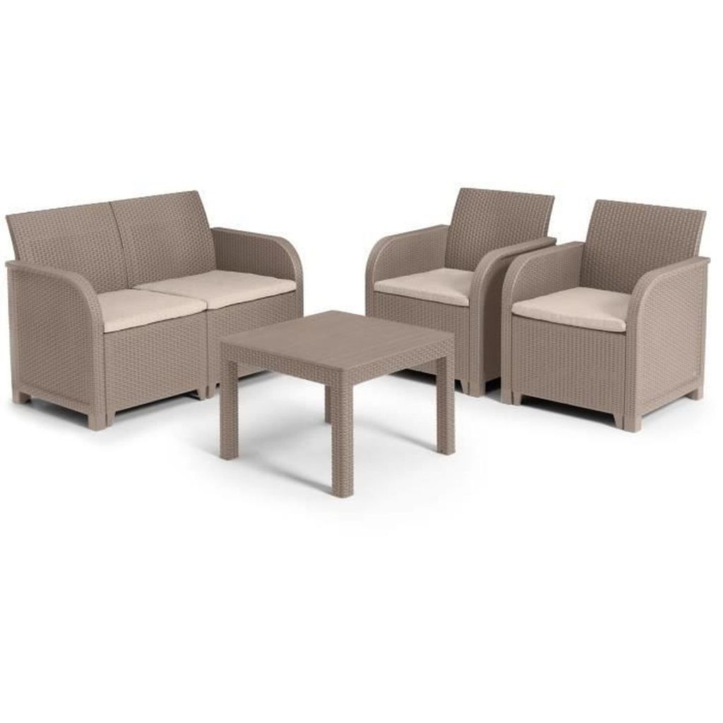 Ensemble de salon Allibert by Keter SanRemo pour 4 Image du produit 