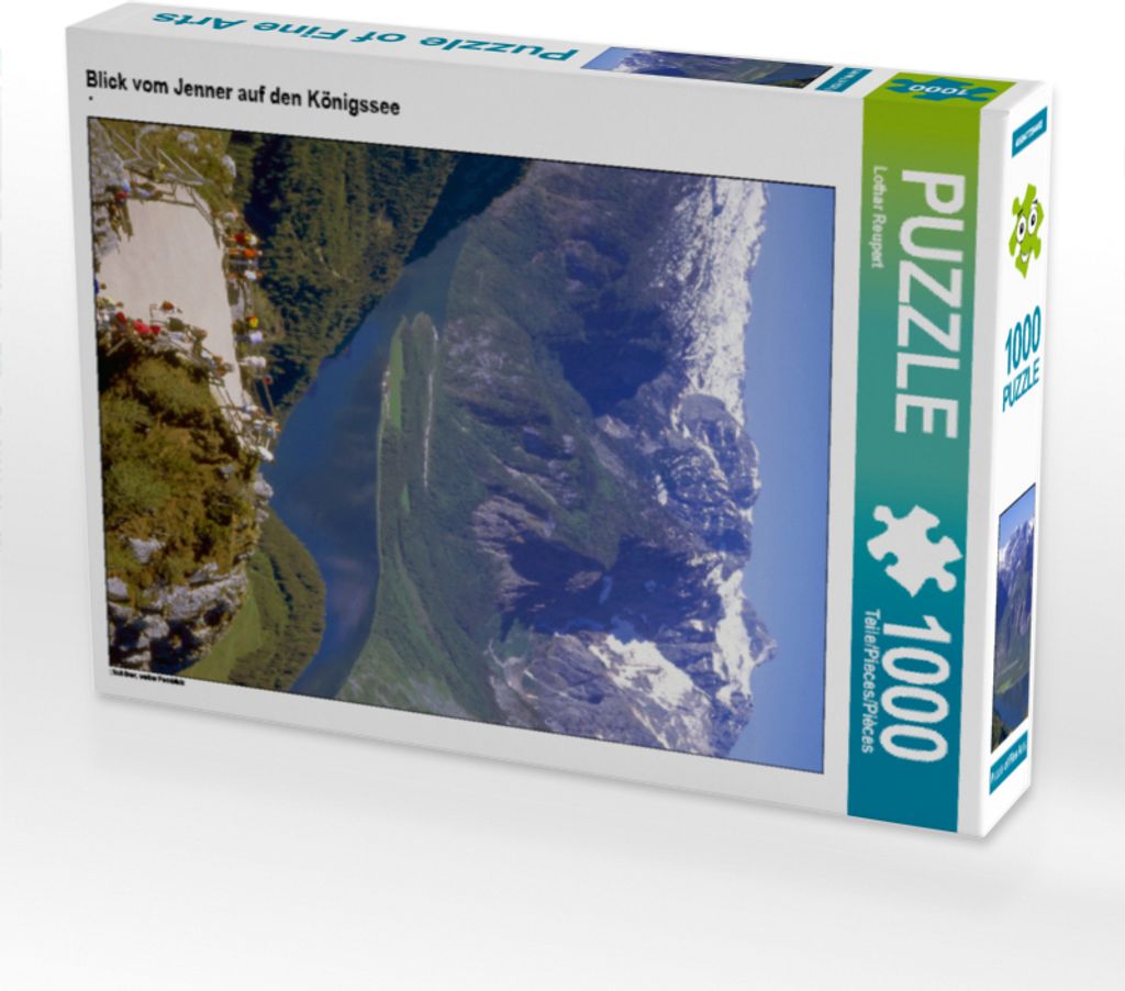 CALVENDO Puzzle Blick vom Jenner auf den Königssee | 1000 Teile Lege-Größe 64x48cm Foto-Puzzle für glückliche Stunden
