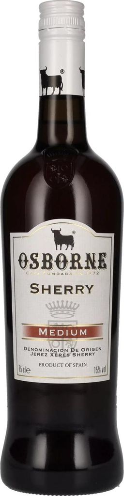 Osborne Sherry Medium Dry | 15 % vol | 0,75 l Produktbild 