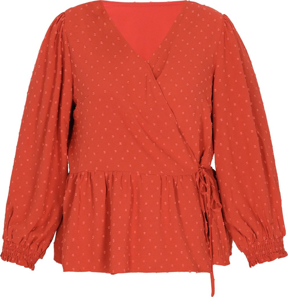 SIDONA damen bluse - rot, XXXL