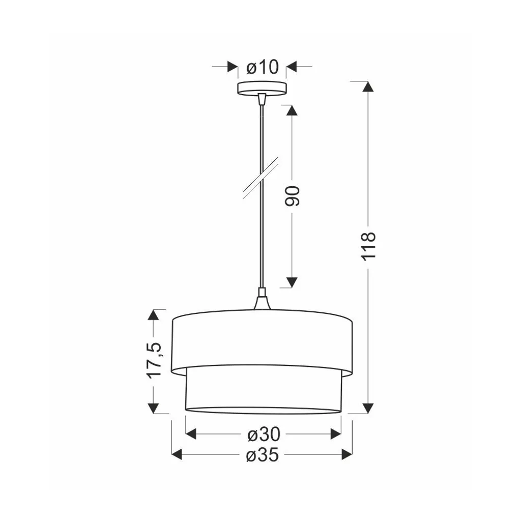 Luminaire SINAGRA Candellux - Solution Éclairage Élégant pour Plafond