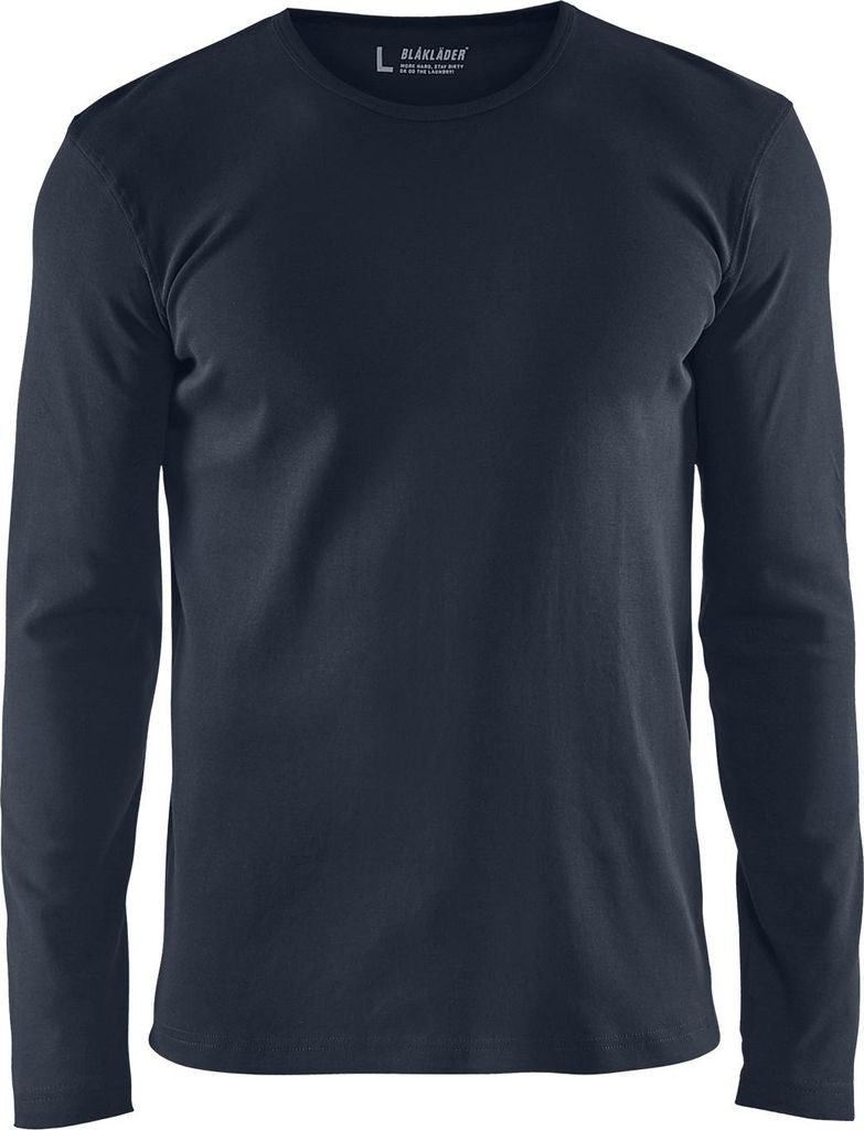 Blakläder Langarm T-Shirt 3314 1032 in div. Farben, Farbe:marineblau, Größe:M