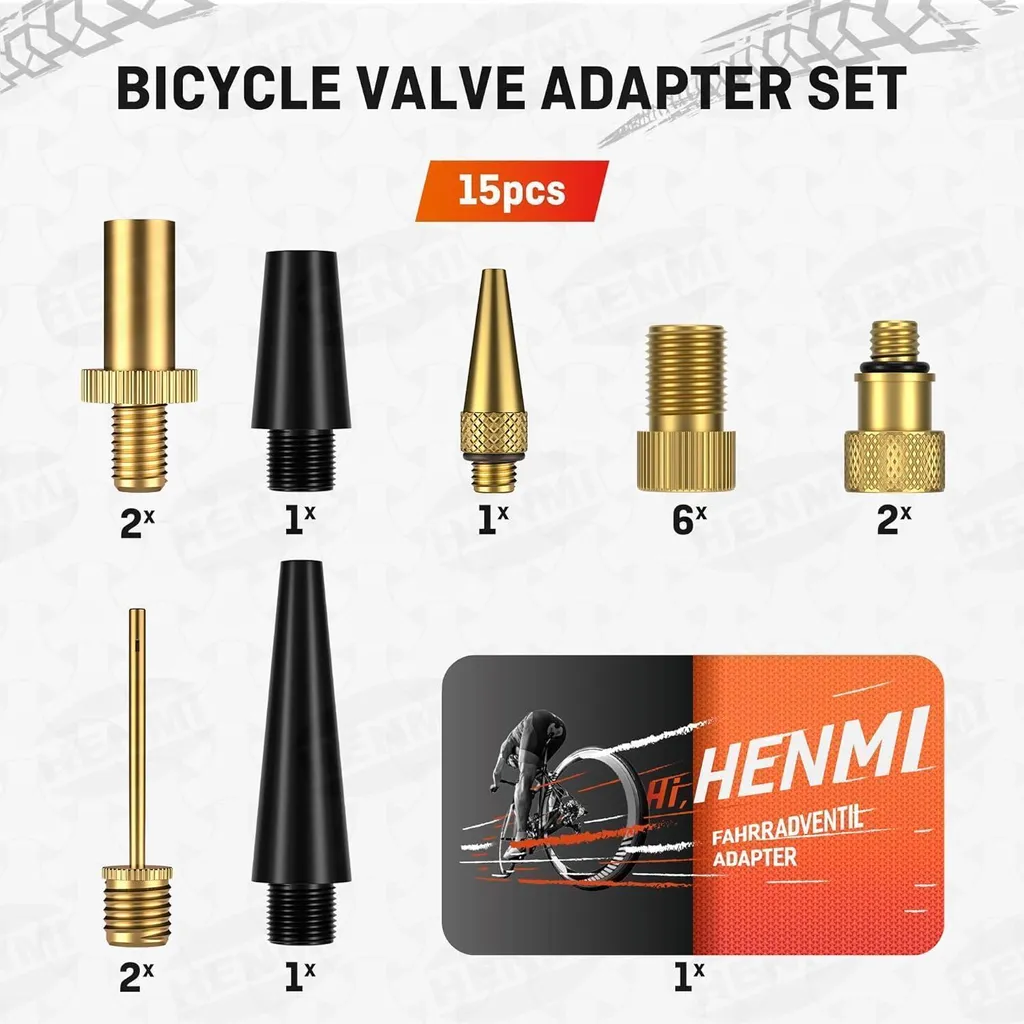 Adaptateur Valve Vélo pour Compresseur Station Gonflage Ballon