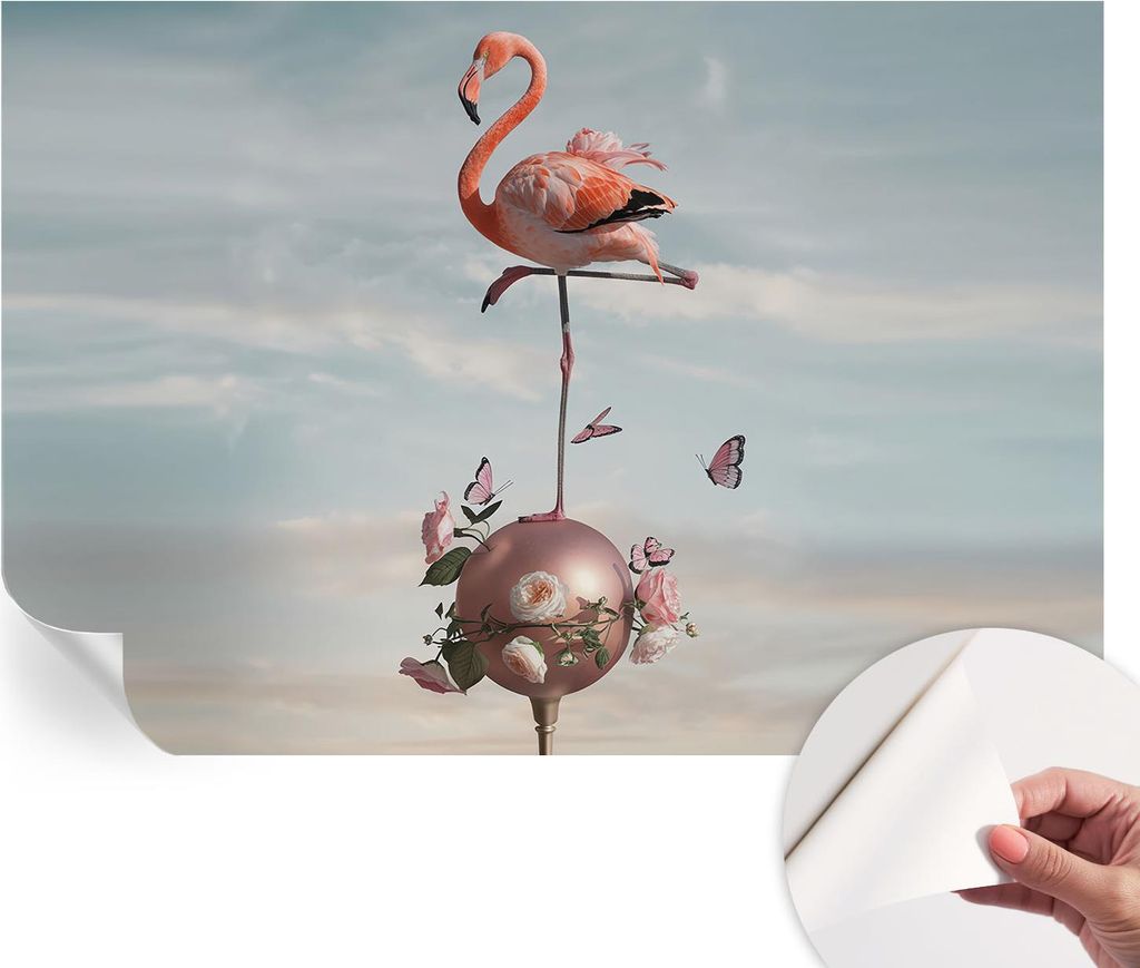 Selbstklebende Wandtapete - Dekorative Tapete für Wohnzimmer - Klebefolie für Wandbilder - Tapetenfolie für Wanddekoration - 152x104 cm - Elegan...