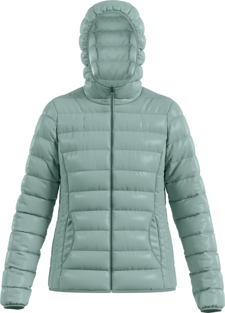 s.Oliver Outdoor Steppjacke glänzend mit Kapuze und Produktbild 