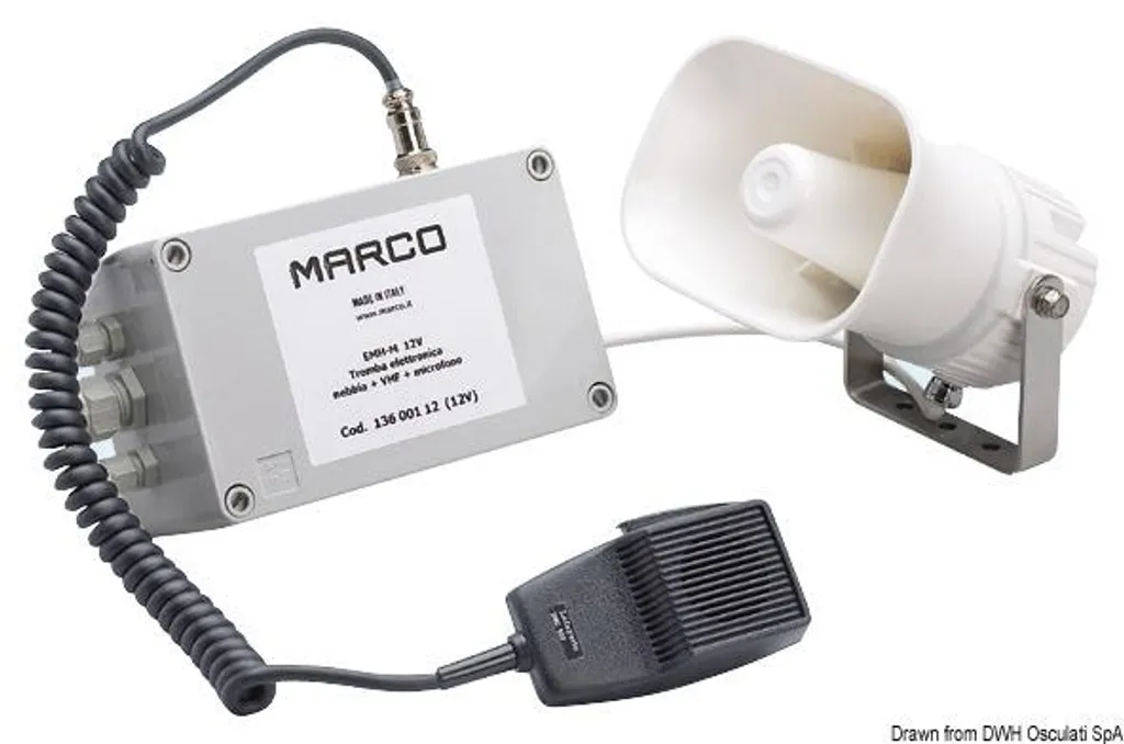 Klaxon électrique 12V 112dB universel pour voiture et moto - 1 pièce
